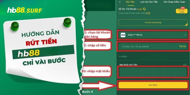 Rút Tiền HB88 Chỉ Với Vài Thao Tác Cơ Bản Bao Thành Công Chỉ dẫn thao tác lấy thưởng trực tuyến nhanh